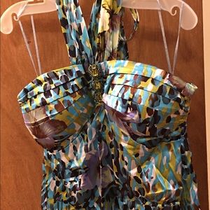 Cache Embellished Halter